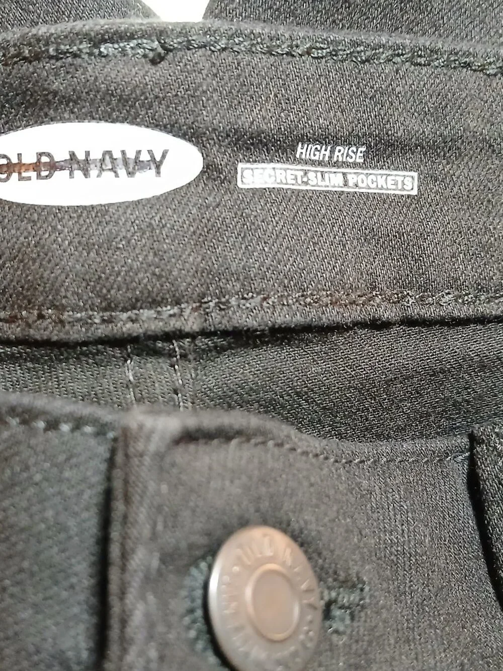 NWT OLD NAVY Black Denim Button Fly Shorts - Picture 8 of 10